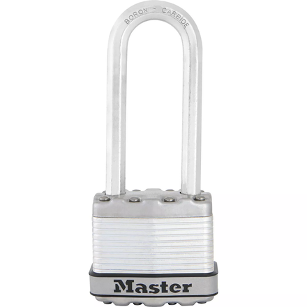 Cadenas Excell 45mm à clé anse extra longue MASTERLOCK - M1EURDLJ