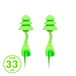 BOUCHONS D'OREILLES TWISTERS CORDÉS - LOT DE 80 - MOLDEX - 644101