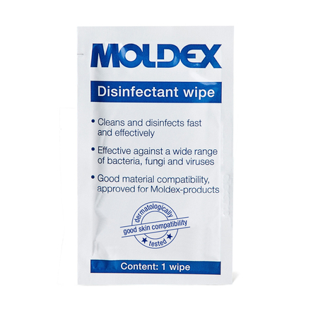 40 LINGETTES DÉSINFECTANTES - MOLDEX - 998101