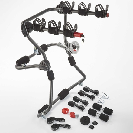 Porte-vélos 3 vélos sur Hayon à Fixation sur Barres de toit ou barre Railing - MOTTEZ - A016P3