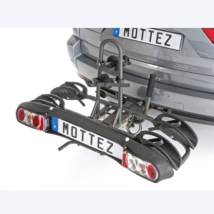 Plateforme 2 vélos pliable et rabattable PLATINIUM - MOTTEZ - A021P2RA