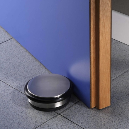 Butée de porte nickelé brossé - MOTTEZ - B062KNI