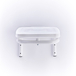 Support Sac Poubelle Mural + Couvercle - MOTTEZ - B066F
