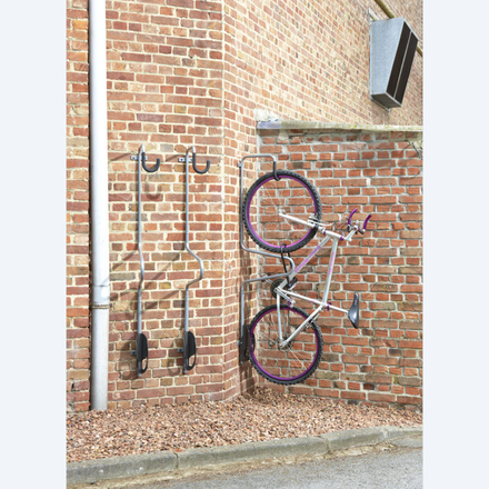 Range vélo mural individuel « antivol » - MOTTEZ - B123P