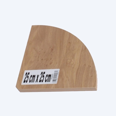 Tablettes bois 1/4 rond - 25 x 25 cm Chêne rustique - MOTTEZ - B193VCH
