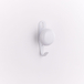 Portemanteaux métal 1 tête - coloris blanc - MOTTEZ - B220V1BC