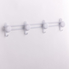 Portemanteaux métal 4 têtes – coloris blanc - MOTTEZ - B220V4BC
