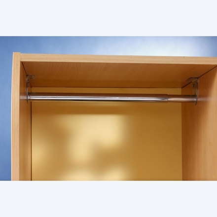 Barre de penderie nickelée de 40 à 70cm - MOTTEZ - B243Q72