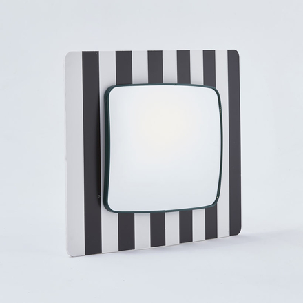 Miroir de sortie carré de 40 x 30cm usage domaine public - MOTTEZ - B319PPV