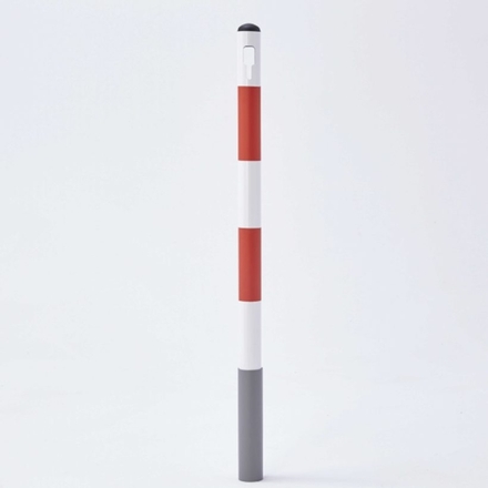 Potelet 100 cm – Blanc / rouge - MOTTEZ - B361CBR