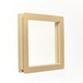 Hublot de porte carré MDF - MOTTEZ - B409S2CUB