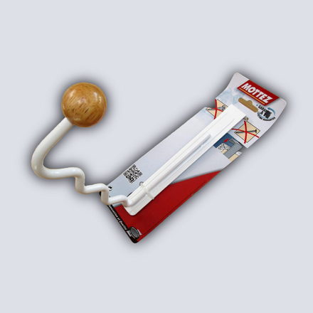 Porte cintres coloris blanc - MOTTEZ - B703QBC