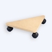 Plateau rouleur triangulaire 35 x 25 x 25 cm - MOTTEZ - B768Q