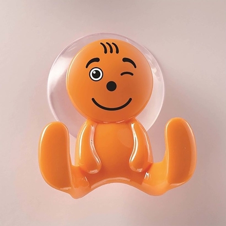 Portemanteau ventouse clin d’œil orange - MOTTEZ - B845VJA