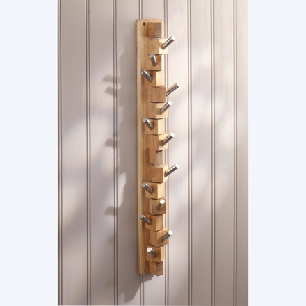 Porte-manteaux chêne 13 patères - MOTTEZ - B846V