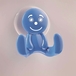 Portemanteau ventouse sourire bleu clair - MOTTEZ - B849VBT