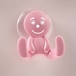 Portemanteau ventouse sourire rose - MOTTEZ - B849VRO