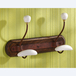 Portemanteaux bois + porcelaine 2 patères - MOTTEZ - B854V2
