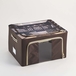 Housse de rangement en tissu avec armature 23 L marron - MOTTEZ - B868S23MA