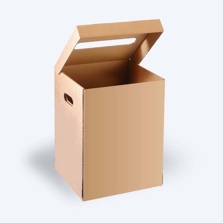 Corbeille à papier 36 L carton neutre - MOTTEZ - B961V