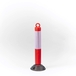 Poteau de signalisation sur base flexible avec anneau passe chaîne hauteur 80 cm - MOTTEZ - M018S80