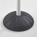 Potelet blanc avec socle en caoutchouc - MOTTEZ - M022SBC