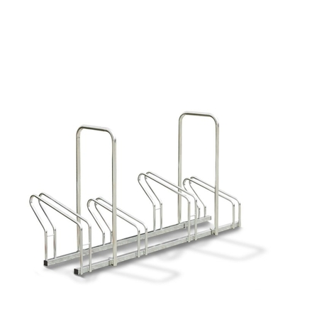 Râtelier Hollandais sur 2 niveaux pour 4 vélos avec arceaux antivol - MOTTEZ - M024V4AR