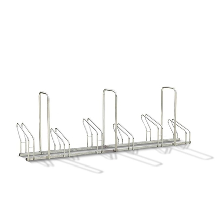 Râtelier Hollandais sur 2 niveaux pour 6 vélos avec arceaux antivol - MOTTEZ - M024V6AR