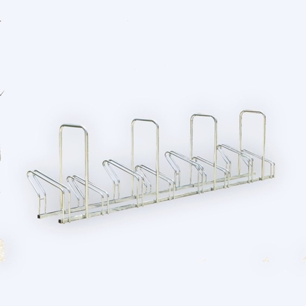 Râtelier Hollandais sur 2 niveaux pour 8 vélos avec arceaux antivol - MOTTEZ - M024V8AR