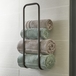 Porte-serviette de bain mural noir - MOTTEZ - M087VNO