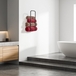 Porte-serviette de bain mural noir - MOTTEZ - M087VNO