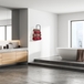 Porte-serviette de bain mural noir - MOTTEZ - M087VNO