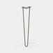 Pied de table double fil HT 71 cm vernis transparent couleur métal naturel - MOTTEZ - M504VTR