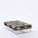 Pied de table double fil incliné HT 16 cm blanc mat - MOTTEZ - M510VBC
