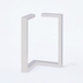 Pied de table Triangle L60 x l36 x HT71 cm blanc mat - MOTTEZ - M516VBC