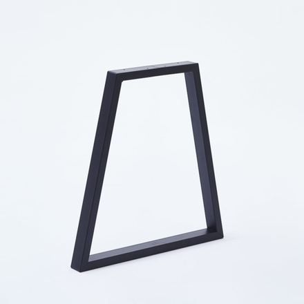 Pied de table/banc modèle trapèze H40 x L.Bas50 x L.haut20 cm noir mat - MOTTEZ - M580VNO