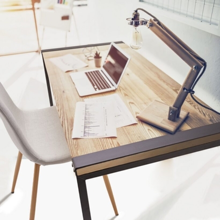 Lot de 2 pieds de table Indoor pour pièce de bois « solivette » - MOTTEZ - M592C