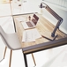 Lot de 2 pieds de table Indoor pour pièce de bois « solivette » - MOTTEZ - M592C