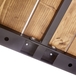 Lot de 2 pieds de table Indoor pour pièce de bois « solivette » - MOTTEZ - M592C
