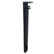 Pied étau rectangulaire pour table HT 73 cm noir - MOTTEZ - M598VNO73