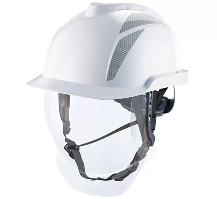 Casque électricien V-GARD 950 non ventilé avec écran - MSA - GVF1A-C0A00G0-000