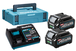 Pack MAKITA 2 batteries BL4025 40V max 2.5 Ah + chargeur DC40RA en MAKPAC1- 191J81-6