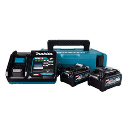 Pack MAKITA 2 batteries BL4040 + chargeur DC40RA en MAKPAC1 - 191J97-1