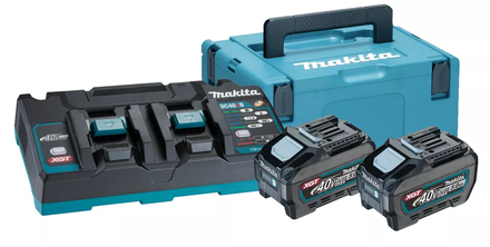 PowerPack MAKITA XGT 2 batteries BL4050F + un chargeur DC40RB- 191U13-9