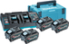 PowerPack MAKITA XGT 4 batteries 5Ah BL4050F + chargeur double DC40RB 191U42-2