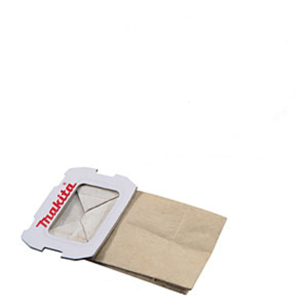 5 pces sacs à poussière en papier (long) pour ponceuse Makita