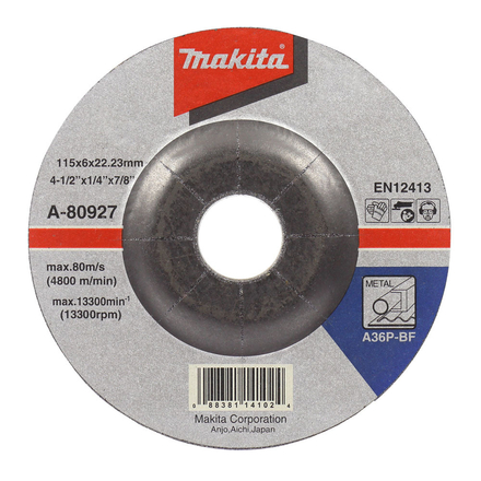 MEULES À ÉBARBER MAKITA -A80927 Ø 115 mm