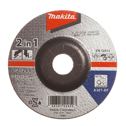 MEULE MET 125X3,2 A36T MAKITA - B21244