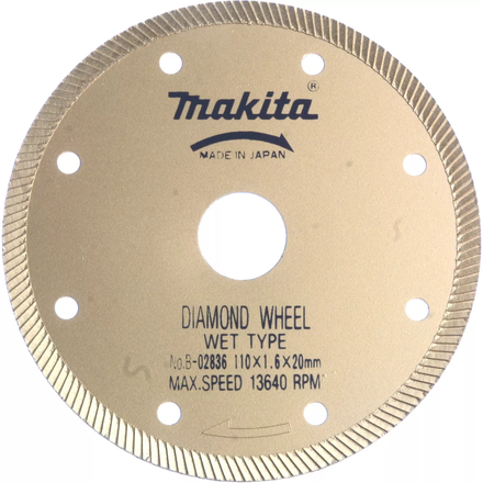 D.DIAMANT 110-20-4,0 TYPE EAU MAKITA - B22034