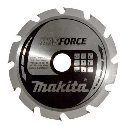 LAM TCT PO MAK 190/30/12 BOIS MAKITA - B32144